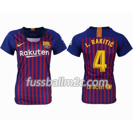 Fußballtrikots FC Barcelona RAKITIC 4 Frauens Heim Trikotsatz 2018-2019
